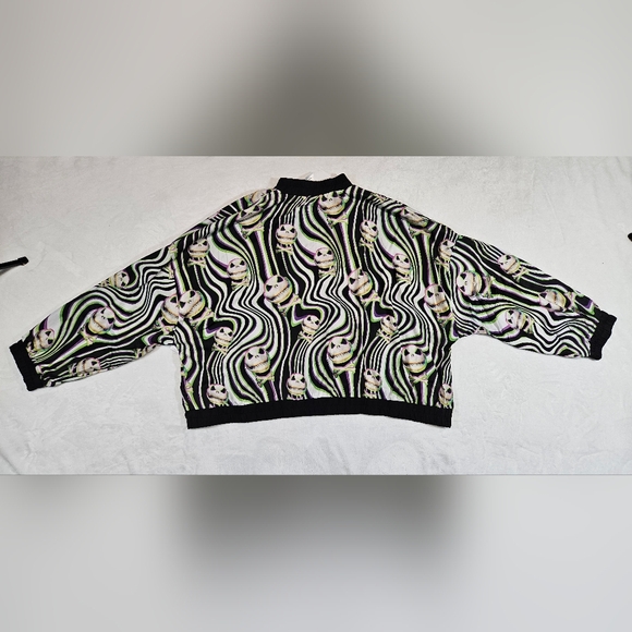 Disney Theme Park NBC Jack Skellington All Over Print Zip Up Jacket 2x - Picture 12 of 12